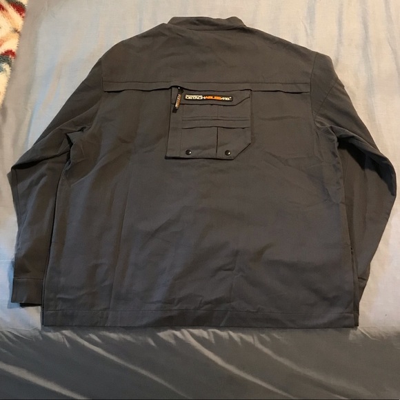 VINTAGE Fiction Design Clothing - FDCO Clothing Charcoal Detachable Jacket - Picture 3 of 7